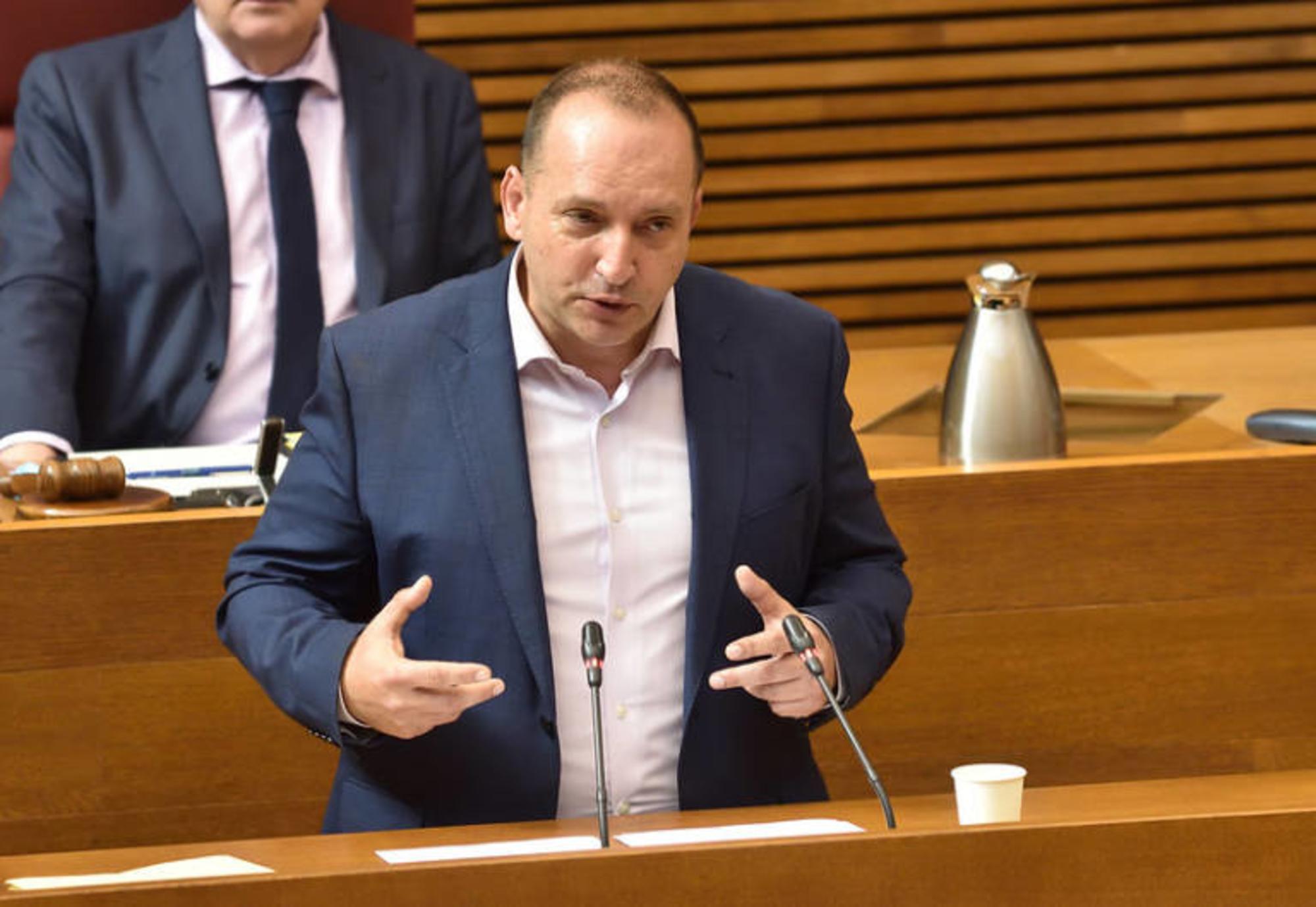 Martinez Dalmau, en las Cortes valencianas.